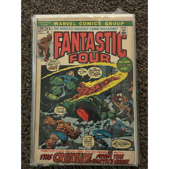 Fantastic Four Vol. 1 #126, 131, 161, 163, 164 (1971 Marvel) Lot of 5 - 2 KEYS - Picture 2 of 6